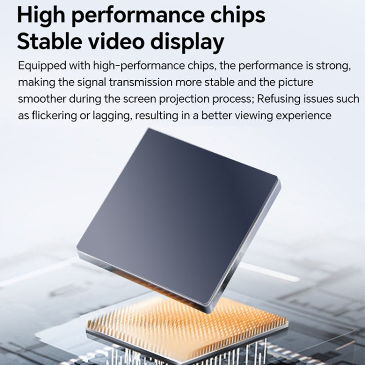 G128 1080P 60Hz Wireless HD Screen Projector Transmitter and Receiver Kit(White) - Wireless Display Dongle by PMC TechLife | Online Shopping South Africa | PMC TechLife | Buy Now Pay Later Mobicred