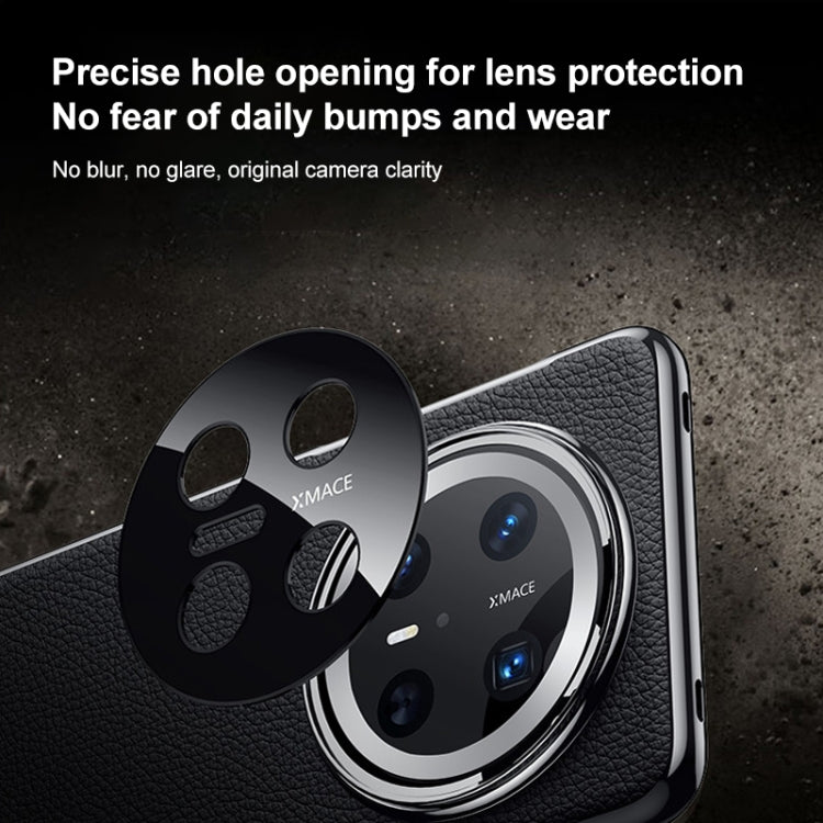 For Huawei Mate 70 Genuine Leather PC Phone Case(Orange) - Huawei Cases by PMC TechLife | Online Shopping South Africa | PMC TechLife | Buy Now Pay Later Mobicred