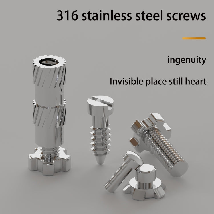 For Apple Watch Ultra 1 / 2 49mm RedPepper Armor Metal Case Integrated Silicone Watch Band(Steel Black White) - free shipping - PMC Jewellery - Order now!