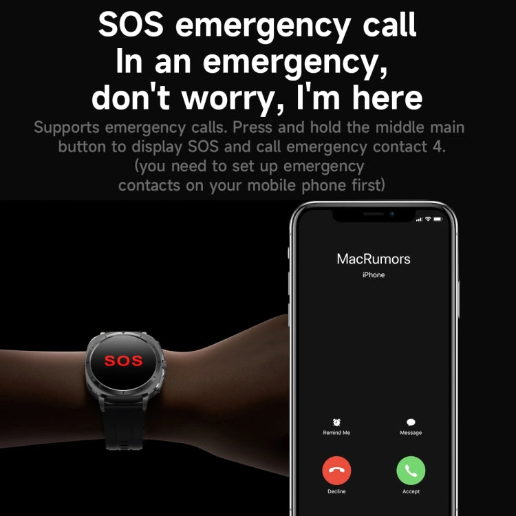 ET492 1.43 inch AMOLED Screen Leather Strap Smart Watch Supports ECG/Blood Sugar Monitoring(Brown) - Smart Watches by PMC TechLife | Online Shopping South Africa | PMC TechLife | Buy Now Pay Later Mobicred