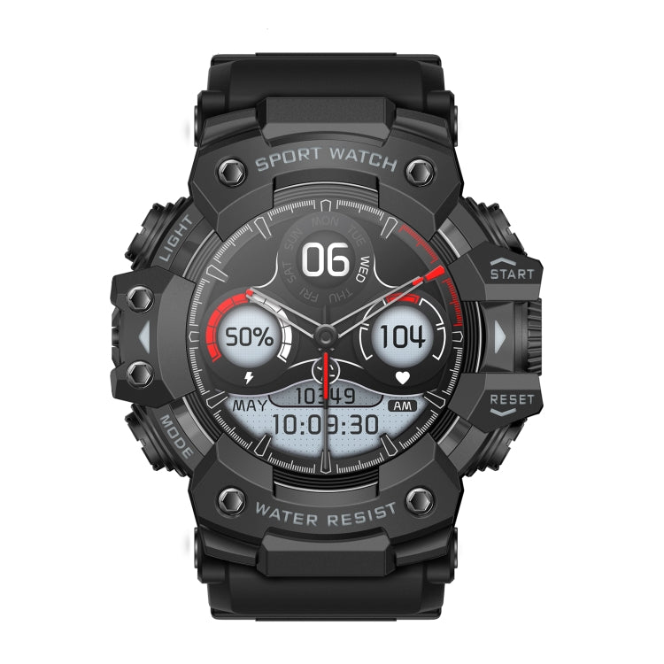 LC21 1.32 inch TFT Round Screen Sports Smart Watch Supports Blood Oxygen Monitoring/Call Reminder(Black) - Smart Watches by PMC TechLife | Online Shopping South Africa | PMC TechLife | Buy Now Pay Later Mobicred