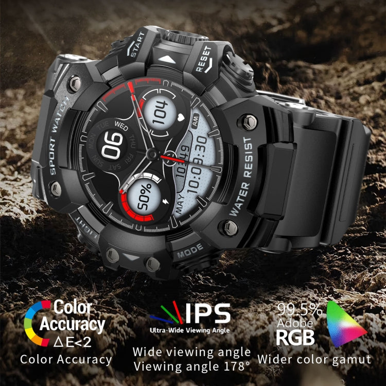 LC21 1.32 inch TFT Round Screen Sports Smart Watch Supports Blood Oxygen Monitoring/Call Reminder(Camouflage Grey) - Smart Watches by PMC TechLife | Online Shopping South Africa | PMC TechLife | Buy Now Pay Later Mobicred