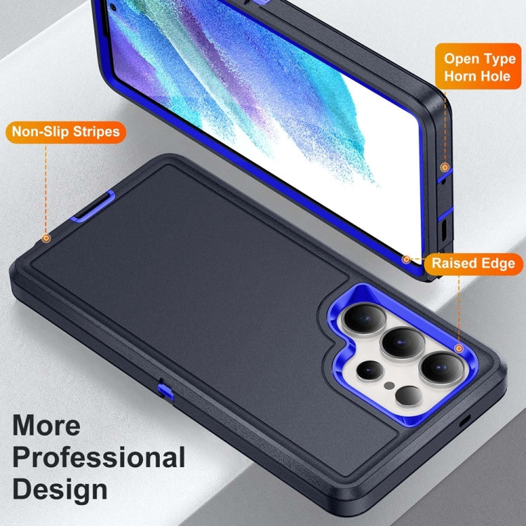 For Samsung Galaxy S25 Ultra 5G Life Waterproof Rugged Phone Case(Dark Blue + Royal Blue) - Galaxy S25 Ultra 5G Cases by PMC TechLife | Online Shopping South Africa | PMC TechLife | Buy Now Pay Later Mobicred