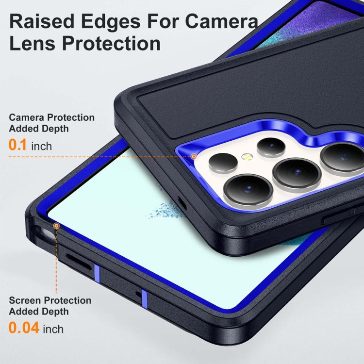 For Samsung Galaxy S25 Ultra 5G Life Waterproof Rugged Phone Case(Dark Blue + Royal Blue) - Galaxy S25 Ultra 5G Cases by PMC TechLife | Online Shopping South Africa | PMC TechLife | Buy Now Pay Later Mobicred