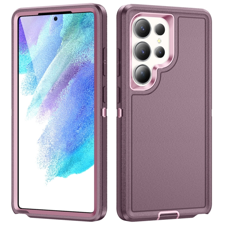 For Samsung Galaxy S25 Ultra 5G Life Waterproof Rugged Phone Case(Purple + Pink) - Galaxy S25 Ultra 5G Cases by PMC Jewellery | Online Shopping South Africa | PMC Jewellery | Buy Now Pay Later Mobicred