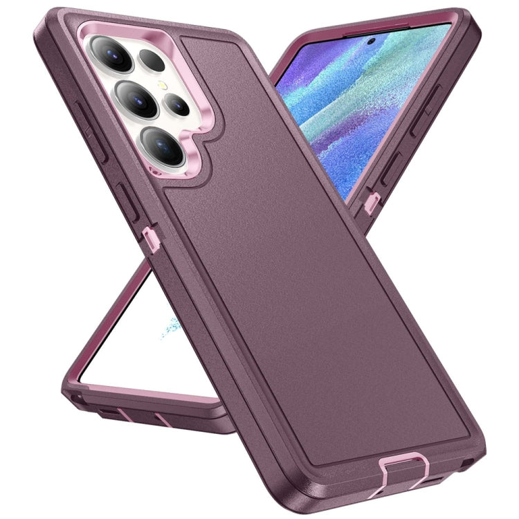 For Samsung Galaxy S25 Ultra 5G Life Waterproof Rugged Phone Case(Purple + Pink) - Galaxy S25 Ultra 5G Cases by PMC Jewellery | Online Shopping South Africa | PMC Jewellery | Buy Now Pay Later Mobicred