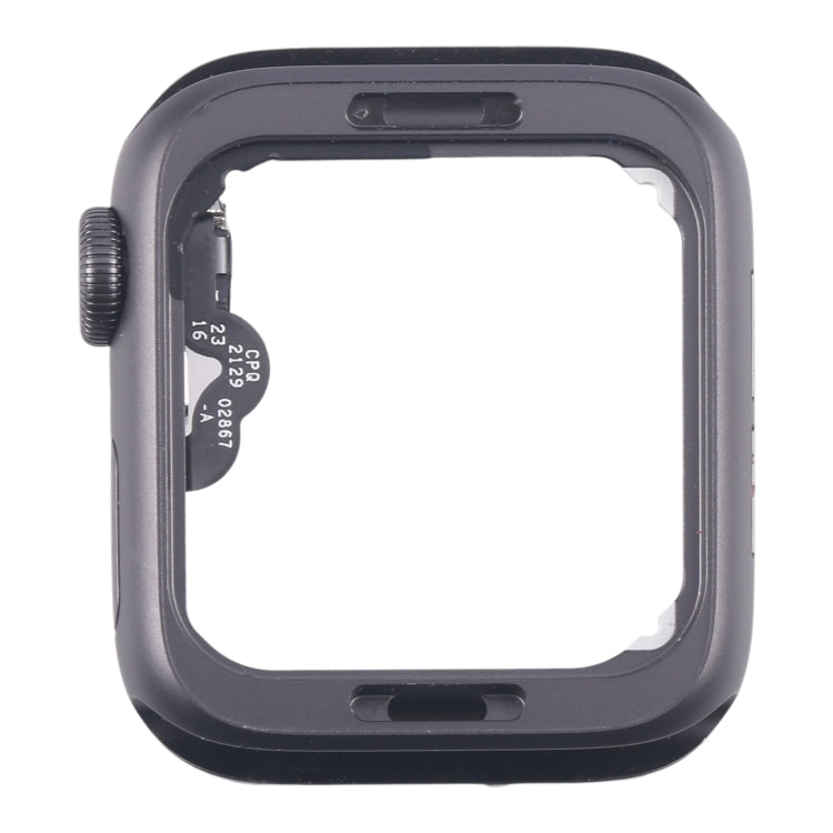 For Apple Watch Series 5 40MM LTE Aluminium Alloy Middle Frame Bezel Plate with Crown Spin Axis Flex Cable(Grey) - Middle Frame by PMC TechLife | Online Shopping South Africa | PMC TechLife | Buy Now Pay Later Mobicred