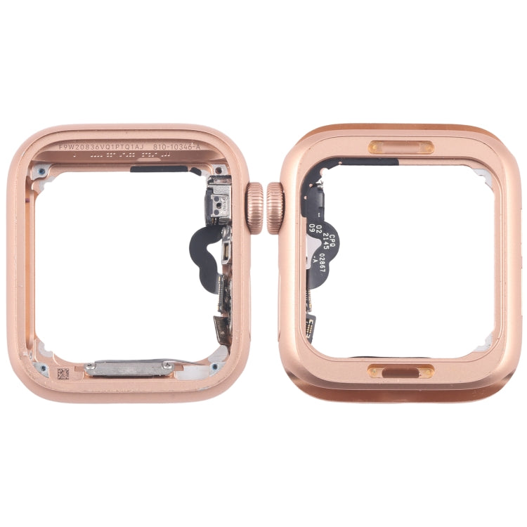 For Apple Watch SE 2020 40MM GPS Aluminium Alloy Middle Frame Bezel Plate with Crown Spin Axis Flex Cable(Gold) - free shipping - PMC TechLife - Order now!