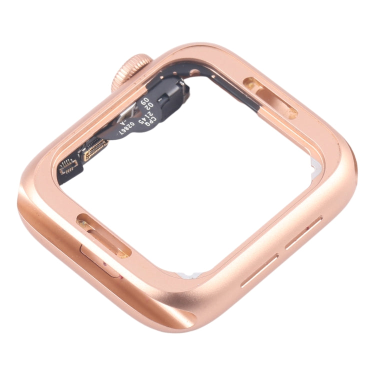 For Apple Watch SE 2020 40MM GPS Aluminium Alloy Middle Frame Bezel Plate with Crown Spin Axis Flex Cable(Gold) - free shipping - PMC TechLife - Order now!