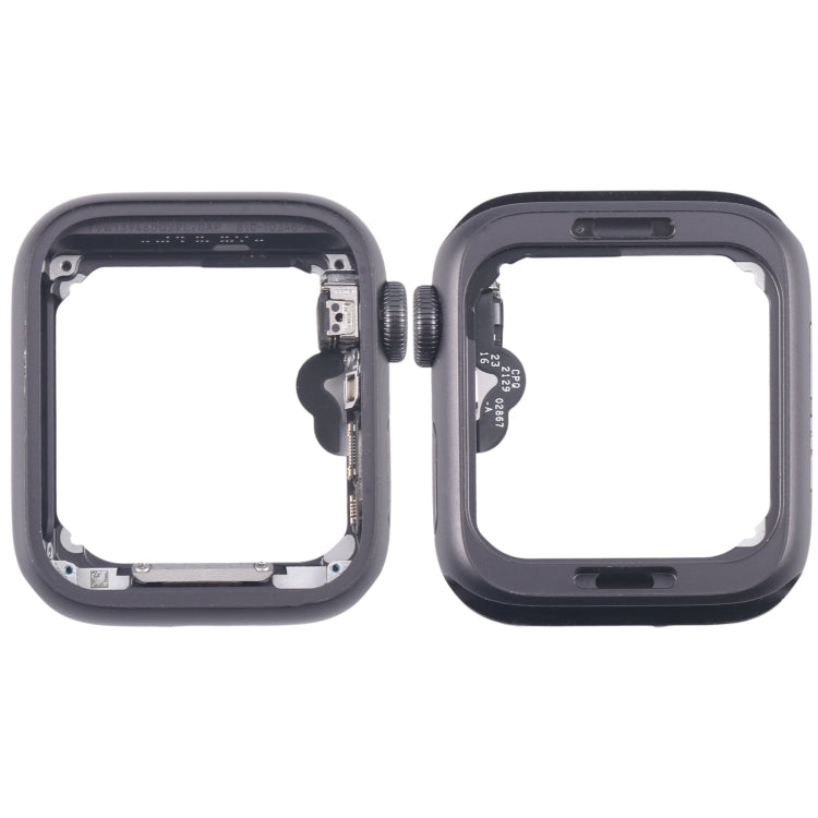For Apple Watch Series SE 2020 44MM LTE Aluminium Alloy Middle Frame Bezel Plate with Crown Spin Axis Flex Cable(Grey) - Middle Frame by PMC TechLife | Online Shopping South Africa | PMC TechLife | Buy Now Pay Later Mobicred