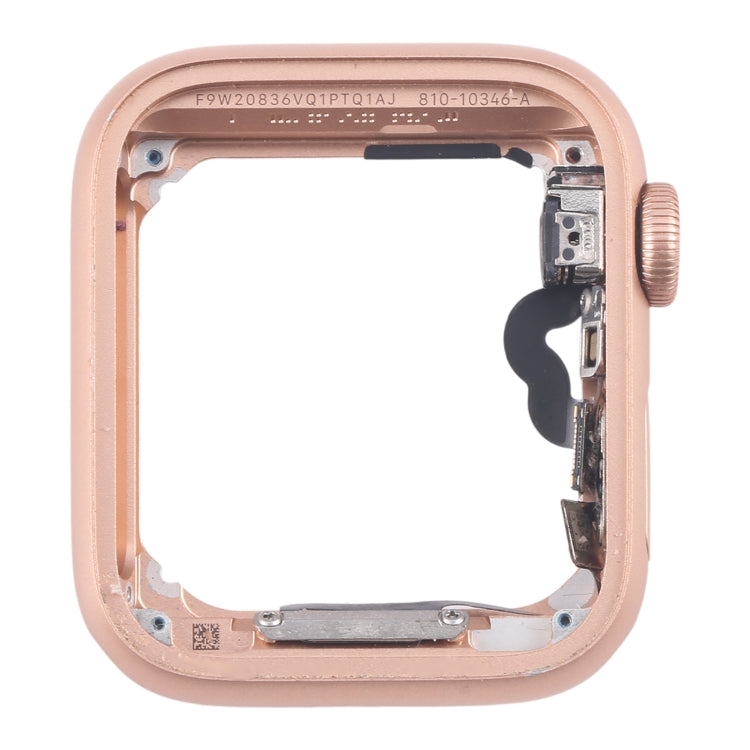 For Apple Watch Series 4 44MM GPS Aluminium Alloy Middle Frame Bezel Plate with Crown Spin Axis Flex Cable(Gold) - Middle Frame by PMC TechLife | Online Shopping South Africa | PMC TechLife | Buy Now Pay Later Mobicred