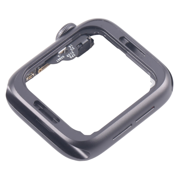 For Apple Watch Series 5 44MM GPS Aluminium Alloy Middle Frame Bezel Plate with Crown Spin Axis Flex Cable(Grey) - Middle Frame by PMC TechLife | Online Shopping South Africa | PMC TechLife | Buy Now Pay Later Mobicred