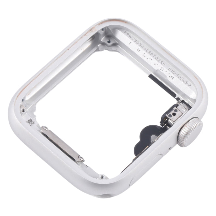 For Apple Watch SE 2020 44MM GPS Aluminium Alloy Middle Frame Bezel Plate with Crown Spin Axis Flex Cable(Silver) - Middle Frame by PMC TechLife | Online Shopping South Africa | PMC TechLife | Buy Now Pay Later Mobicred