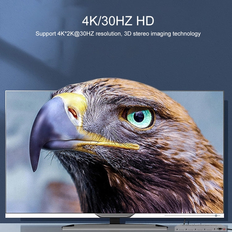 Measy MT4344 4K 30Hz 4 In 4 Out HDMI Matrix Switch Support Seamless Switching, EU Plug(Black) - free shipping - PMC TechLife - Order now!