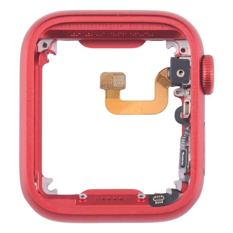 For Apple Watch Series 6 40MM LTE Aluminium Alloy Middle Frame Bezel Plate with Crown Spin Axis Flex Cable(Red) - Middle Frame by PMC TechLife | Online Shopping South Africa | PMC TechLife | Buy Now Pay Later Mobicred