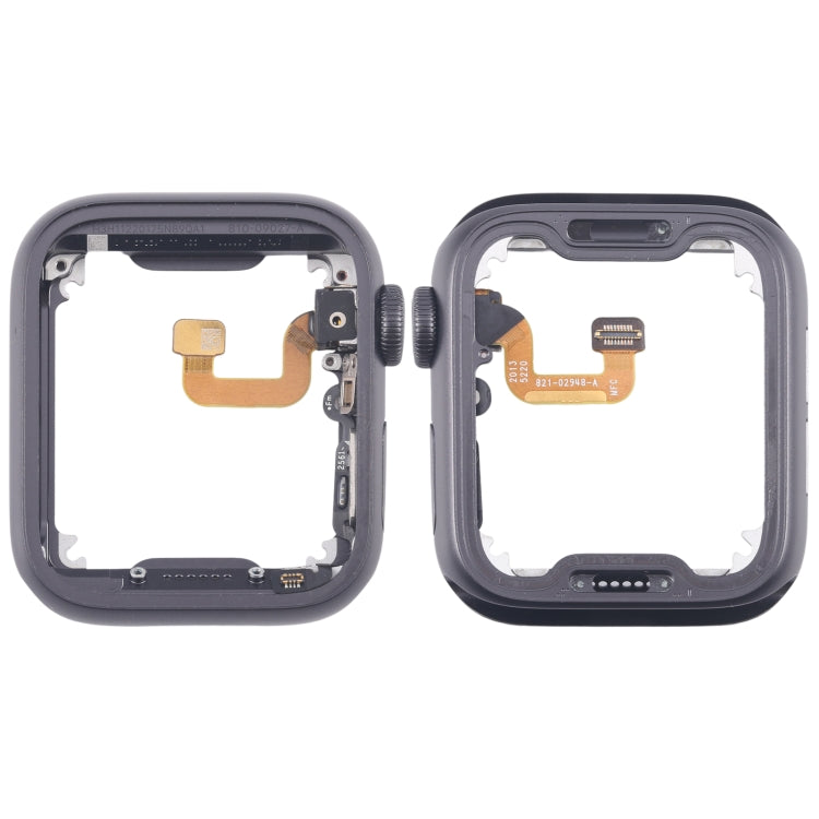 For Apple Watch Series 6 40MM GPS Aluminium Alloy Middle Frame Bezel Plate with Crown Spin Axis Flex Cable(Grey) - Middle Frame by PMC TechLife | Online Shopping South Africa | PMC TechLife | Buy Now Pay Later Mobicred