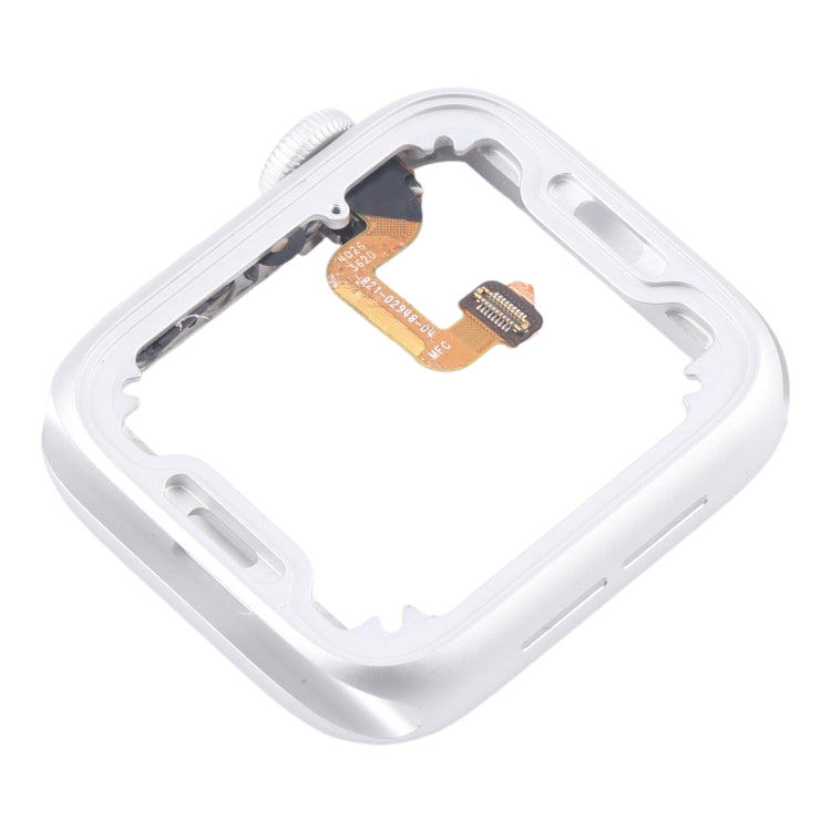 For Apple Watch Series 6 40MM GPS Aluminium Alloy Middle Frame Bezel Plate with Crown Spin Axis Flex Cable(Silver) - Middle Frame by PMC TechLife | Online Shopping South Africa | PMC TechLife | Buy Now Pay Later Mobicred