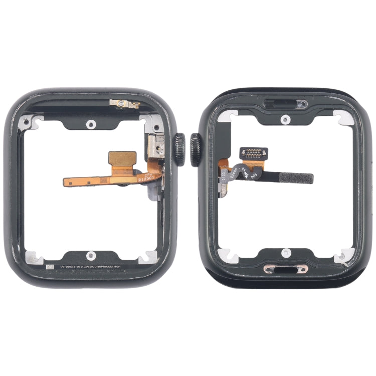 For Apple Watch Series 7 45MM LTE Aluminium Alloy Middle Frame Bezel Plate with Crown Spin Axis Flex Cable(Green) - Middle Frame by PMC TechLife | Online Shopping South Africa | PMC TechLife | Buy Now Pay Later Mobicred