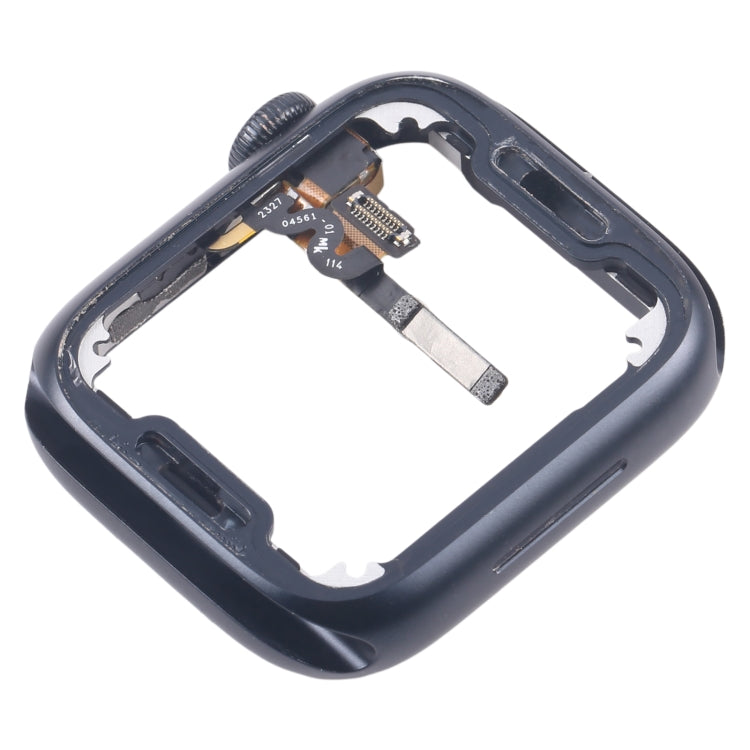 For Apple Watch Series 7 / 8 / 9 45MM GPS Aluminium Alloy Middle Frame Bezel Plate with Crown Spin Axis Flex Cable(Midnight) - Middle Frame by PMC TechLife | Online Shopping South Africa | PMC TechLife | Buy Now Pay Later Mobicred