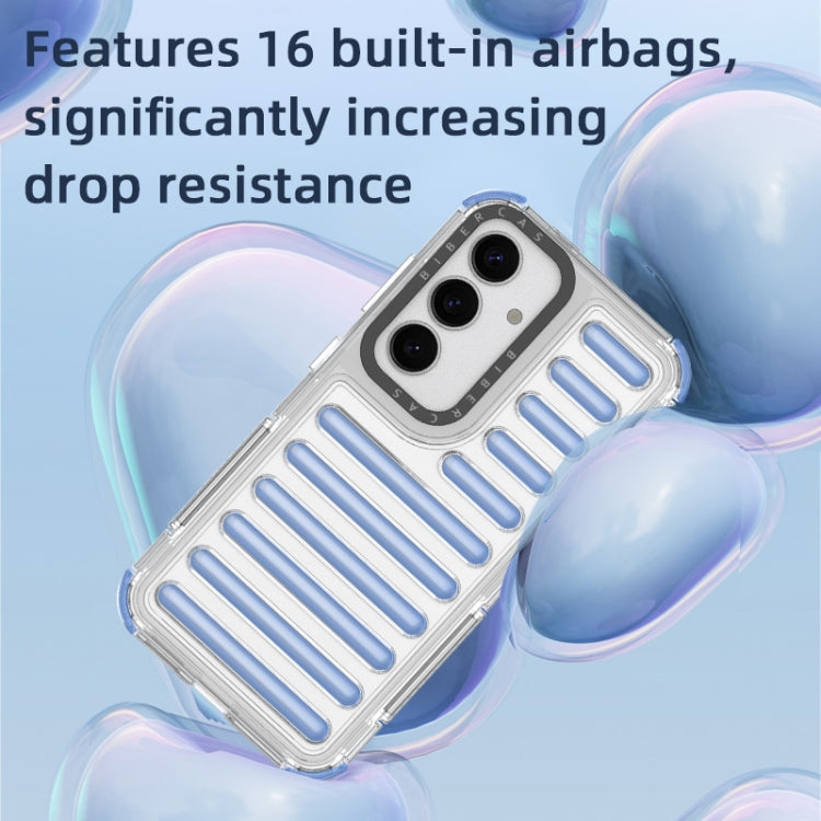 For Samsung Galaxy S25 5G High Transparency TPU Hybrid PC Airbag Phone Case(Pink) - Galaxy S25 5G Cases by PMC Jewellery | Online Shopping South Africa | PMC Jewellery | Buy Now Pay Later Mobicred