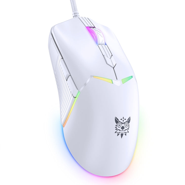 ONIKUMA CW929 RGB 6400DPI Wired Mouse(White) - free shipping - PMC TechLife - Order now!