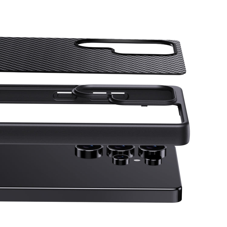 For Samsung Galaxy S25+ 5G Pita Series TPU + PC Texture Phone Case(Grey) - free shipping - PMC Jewellery - Order now!