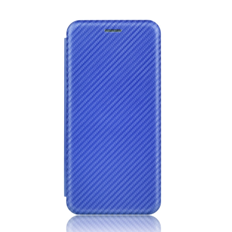 For Blackview BV5500 / BV5500 Pro / BV5500 Plus Carbon Fiber Texture Horizontal Flip TPU + PC + PU Leather Case with Card Slot(Blue) - More Brand by PMC TechLife | Online Shopping South Africa | PMC TechLife | Buy Now Pay Later Mobicred