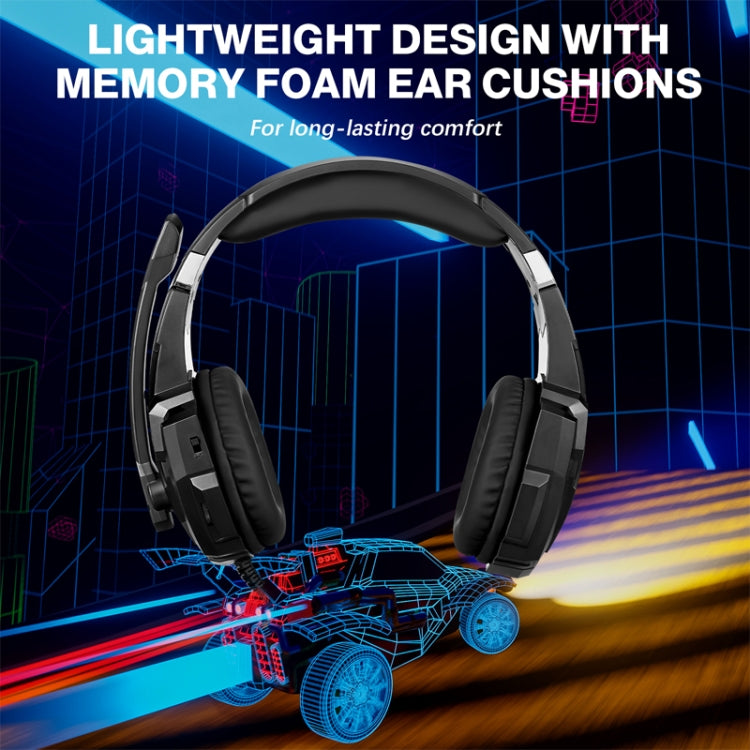 KOTION EACH G9000 Pro On-Ear Gaming Headset with Mic, Cable Length: About 2.1m(Black) - free shipping - PMC TechLife - Order now!