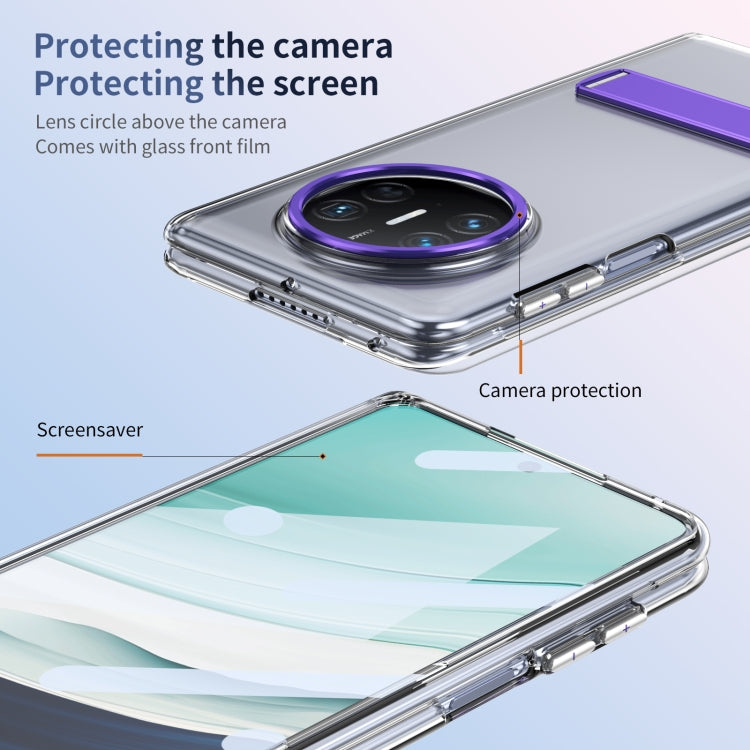 For Huawei Mate X5 Ice-Cold Holder PC Hybrid TPU Phone Case(Purple) - Huawei Cases by PMC TechLife | Online Shopping South Africa | PMC TechLife | Buy Now Pay Later Mobicred