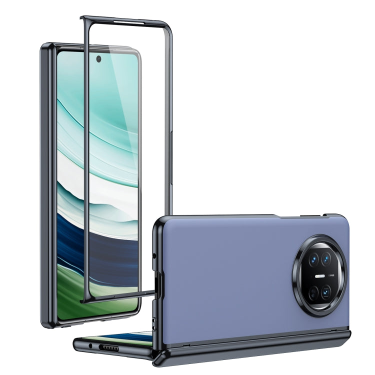 For Huawei Mate X5 Integrated AG Frosted Vacuum Plating Phone Case(Blue) - Huawei Cases by PMC TechLife | Online Shopping South Africa | PMC TechLife | Buy Now Pay Later Mobicred