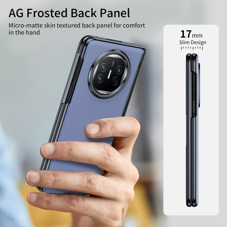 For Huawei Mate X5 Integrated AG Frosted Vacuum Plating Phone Case(Blue) - Huawei Cases by PMC TechLife | Online Shopping South Africa | PMC TechLife | Buy Now Pay Later Mobicred