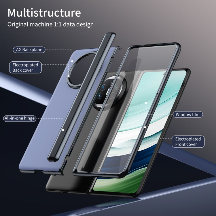 For Huawei Mate X5 Integrated AG Frosted Vacuum Plating Phone Case(Blue) - Huawei Cases by PMC TechLife | Online Shopping South Africa | PMC TechLife | Buy Now Pay Later Mobicred