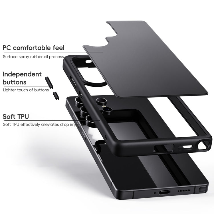 For Samsung Galaxy S25+ 5G Skin Feel Phone Case(Black) - free shipping - PMC Jewellery - Order now!