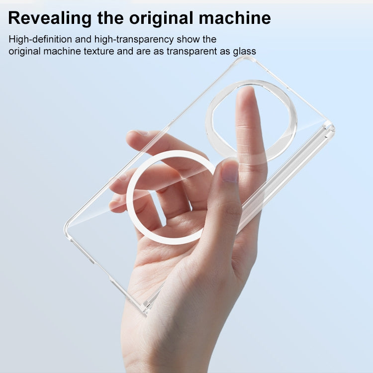 For Huawei Mate X5 / X3 Clear MagSafe PC Full Coverage Phone Case(White) - Huawei Cases by PMC TechLife | Online Shopping South Africa | PMC TechLife | Buy Now Pay Later Mobicred