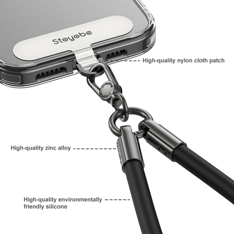 DUX DUICS Stoyobe PL-II Universal Silicone Phone Wrist Strap Anti-lost Lanyard(Tiffany Blue) - Lanyards & Wrist Straps by DUX DUCIS | Online Shopping South Africa | PMc TechLife | Buy Now Pay Later Mobicred