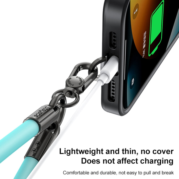 DUX DUICS Stoyobe PL-II Universal Silicone Phone Wrist Strap Anti-lost Lanyard(Tiffany Blue) - Lanyards & Wrist Straps by DUX DUCIS | Online Shopping South Africa | PMc TechLife | Buy Now Pay Later Mobicred