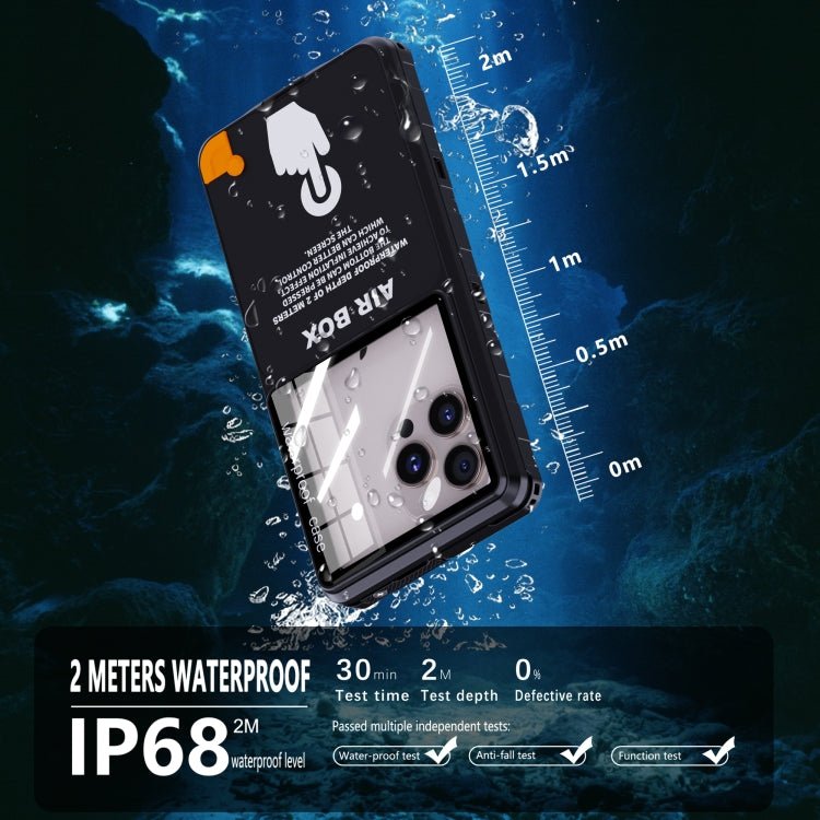 RedPepper Air Box Max 6.9 IP68 Waterproof Phone Case for 6.9 inch Phone(Black) - Waterproof Bag by RedPepper | Online Shopping South Africa | PMc TechLife | Buy Now Pay Later Mobicred