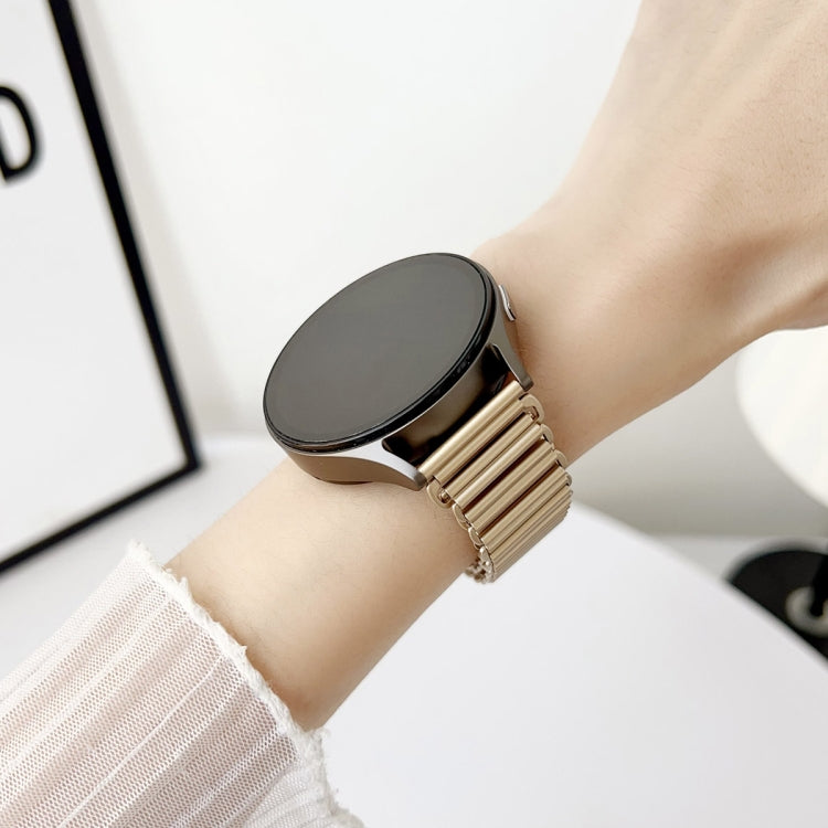 For Samsung Galaxy Watch 7 / 6 / 5 Hollow Chain Metal Watch Band(Silver White) - free shipping - PMC TechLife - Order now!