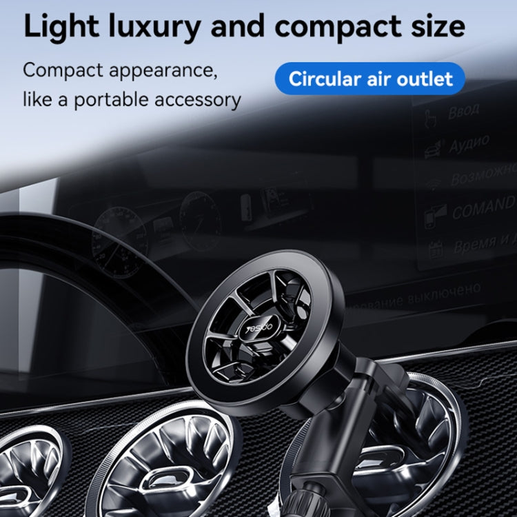 Yesido C221 Car Air Vent MagSafe Magnetic Phone Holder(Black) - Universal Car Holders by Yesido | Online Shopping South Africa | PMC TechLife | Buy Now Pay Later Mobicred