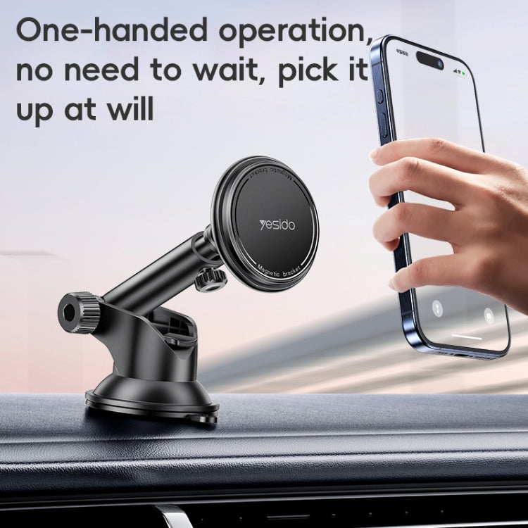 Yesido C269 Car Center Console MagSafe Magnetic Phone Holder(Black) - Universal Car Holders by Yesido | Online Shopping South Africa | PMC TechLife | Buy Now Pay Later Mobicred