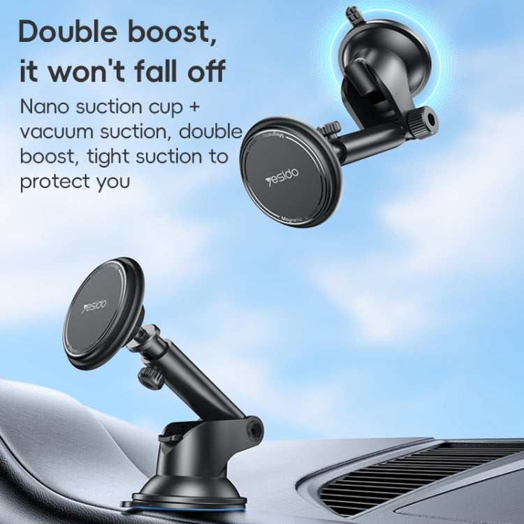 Yesido C269 Car Center Console MagSafe Magnetic Phone Holder(Black) - Universal Car Holders by Yesido | Online Shopping South Africa | PMC TechLife | Buy Now Pay Later Mobicred