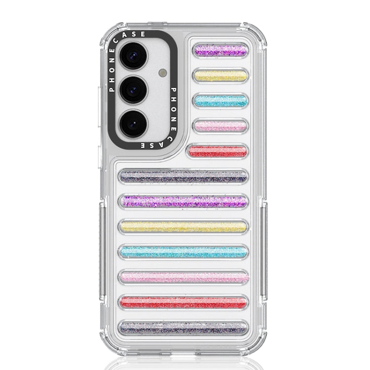 For Samsung Galaxy S25+ 5G Capsule Glitter TPU Hybrid PC Airbag Phone Case(Mixed Color) - free shipping - PMC Jewellery - Order now!