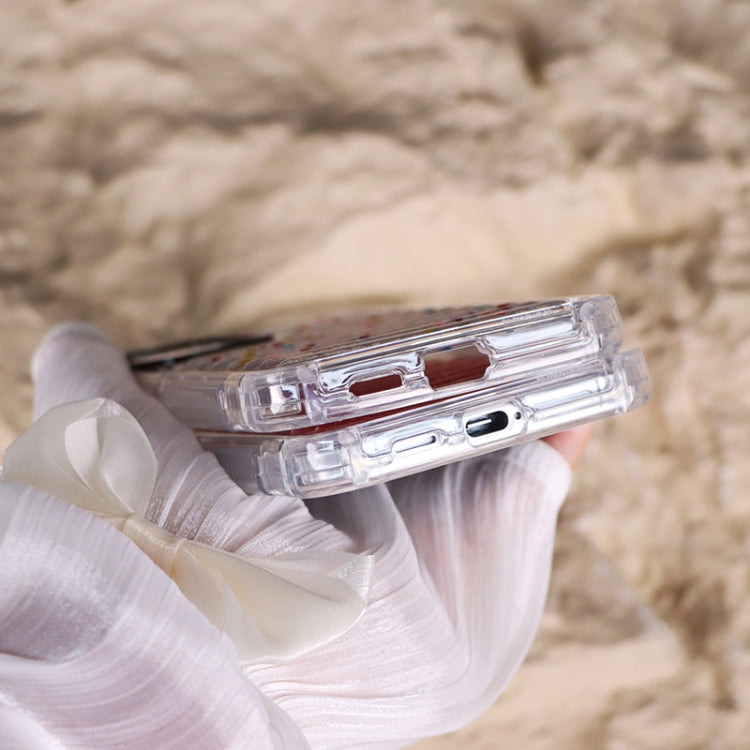 For Samsung Galaxy S25+ 5G Capsule Glitter TPU Hybrid PC Airbag Phone Case(Blue) - Galaxy S25+ 5G Cases by PMC Jewellery | Online Shopping South Africa | PMC Jewellery | Buy Now Pay Later Mobicred