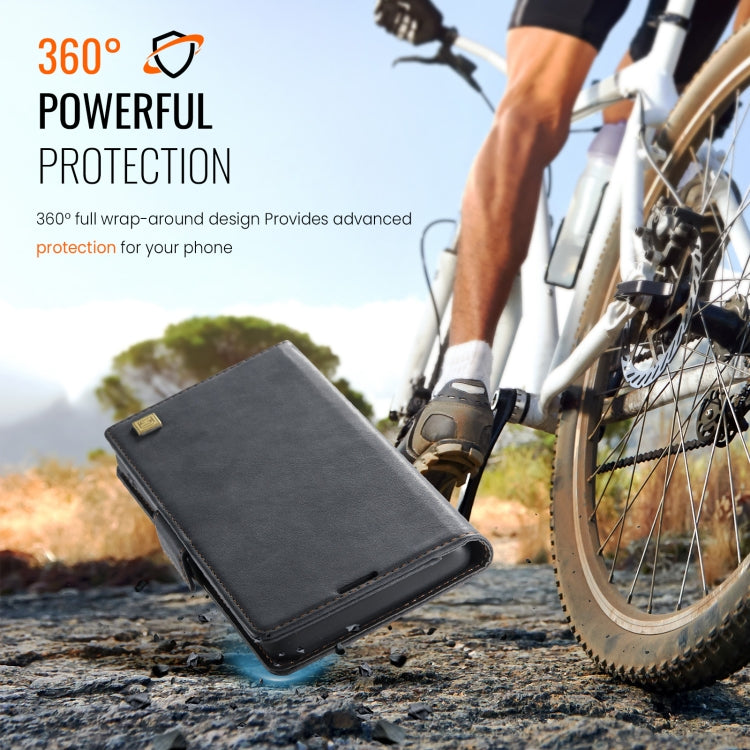 For Samsung Galaxy S25+ 5G AutSpace A11 Side Buckle MagSafe Magnetic RFID Phone Leather Case(Black) - free shipping - PMC Jewellery - Order now!