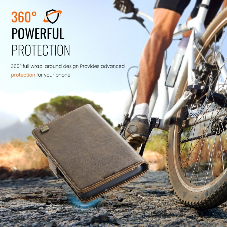 For Samsung Galaxy S25+ 5G AutSpace A11 Side Buckle MagSafe Magnetic RFID Phone Leather Case(Coffee) - free shipping - PMC Jewellery - Order now!