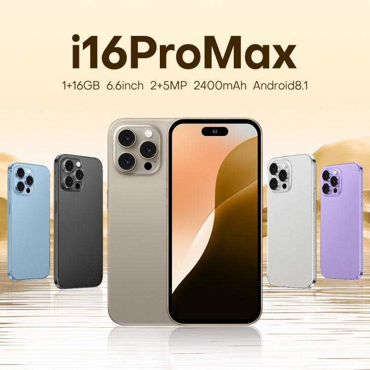 U218 / i16 Pro Max, 1GB+16GB, 6.6 inch Android 8.1 MTK6580A Quad Core, OTG, Network: 3G, Dual SIM, Plug:EU Plug(Blue) - free shipping - PMc TechLife - Order now!