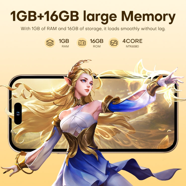U218 / i16 Pro Max, 1GB+16GB, 6.6 inch Android 8.1 MTK6580A Quad Core, OTG, Network: 3G, Dual SIM, Plug:US Plug(White) - free shipping - PMc TechLife - Order now!