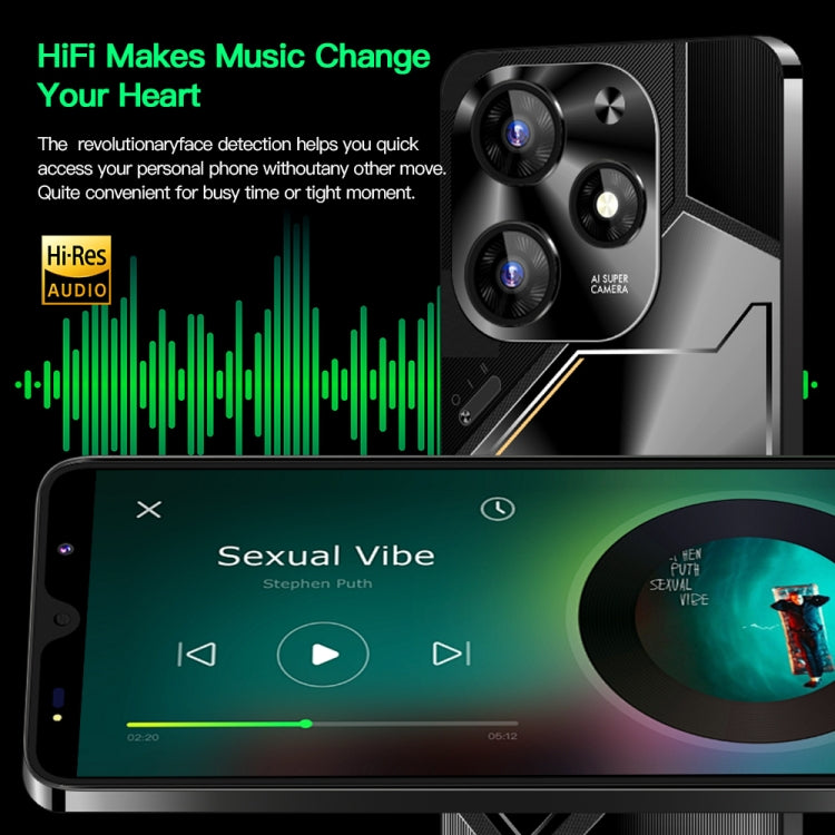 Povo6 Neo / DP29, 1GB+16GB, Face Identification, 5.0 inch Android 8.1 MTK6580M Quad Core, Network: 3G, Dual SIM, Plug:UK Plug(Black) - free shipping - PMc TechLife - Order now!