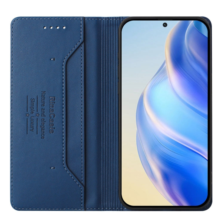 For Ulefone Note 17 Pro RC01 Dual-Folded Magnetic Suction RFID Leather Phone Case(Dark Blue) - Ulefone Cases by PMC TechLife | Online Shopping South Africa | PMC TechLife | Buy Now Pay Later Mobicred