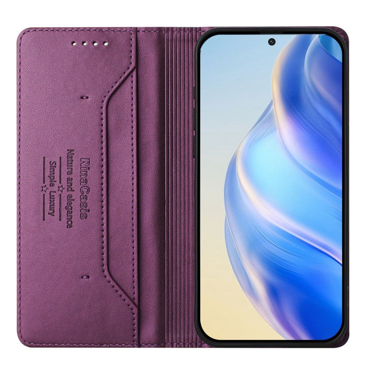 For Ulefone Note 17 Pro RC01 Dual-Folded Magnetic Suction RFID Leather Phone Case(Violet) - free shipping - PMC TechLife - Order now!